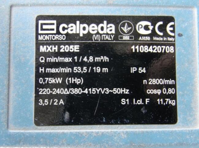 calpeda b-nm 25/12a/a-b/a 水泵